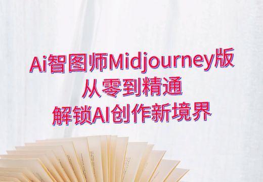 Ai智图师Midjourney版：从零到精通，解锁AI创作新境界_知途无界