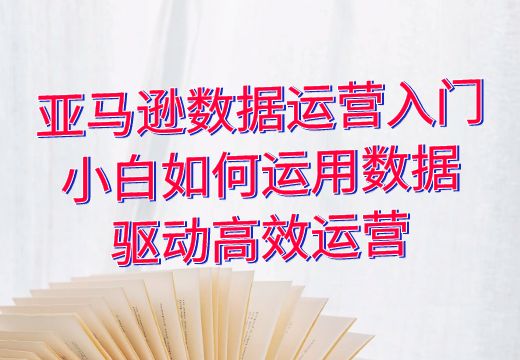 亚马逊数据运营入门：小白如何运用数据驱动高效运营_知途无界