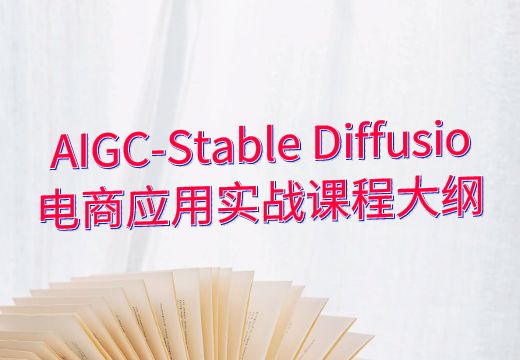 AIGC-Stable Diffusion电商应用实战课程大纲_知途无界