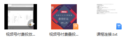 图片[2]_视频号付费投放系统课程：深度解析豆子付费投放与叠投打法实战策略_知途无界