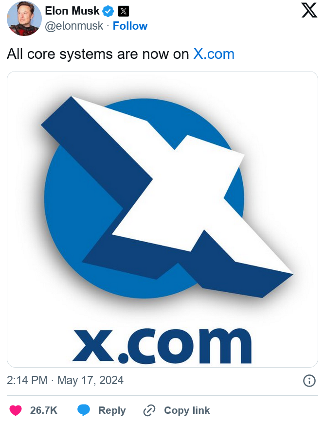 图片[2]_Twitter正式告别旧时代，全面启用X.com作为其全新核心系统域名_知途无界