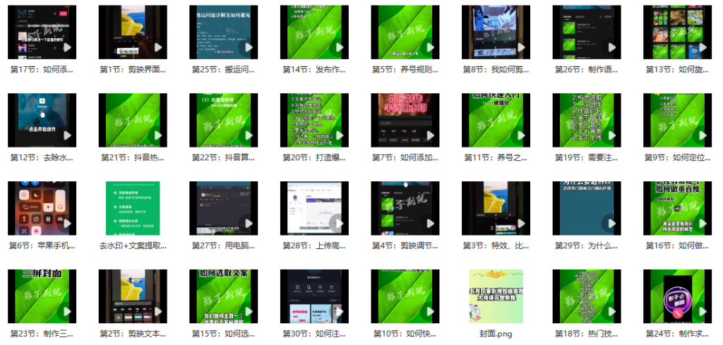 图片[2]_五自印象影视剪辑变现大师课完整教程内容概述_知途无界