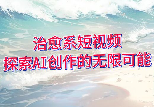 治愈系短视频：探索AI创作的无限可能_知途无界