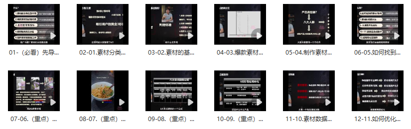 图片[2]_千川素材内核：爆量素材线上课程概览_知途无界