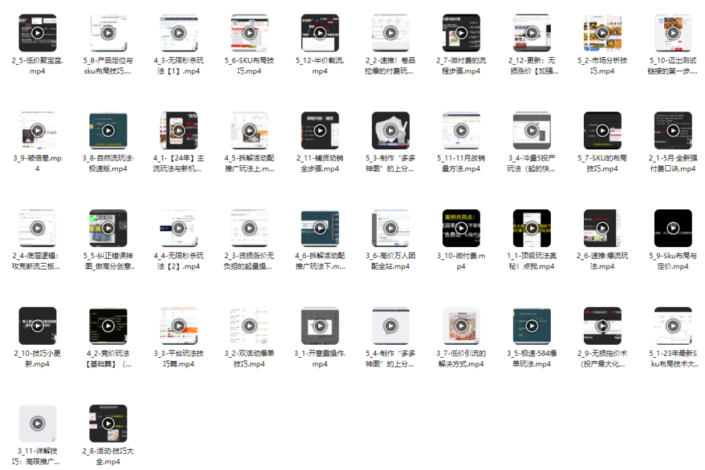 图片[2]_拼多多营销精英特训：解锁24年爆破流实战秘籍_知途无界